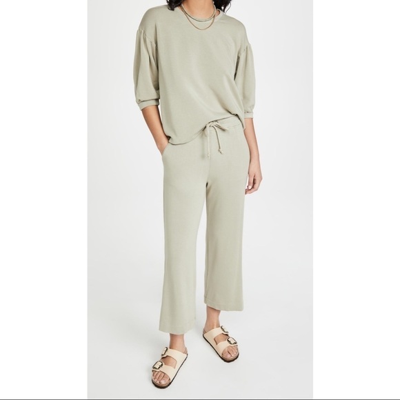 𝅺nwt Sundry Balloon Sleeve Sweatshirt in Color Clay Size Medium - Picture 5 of 11